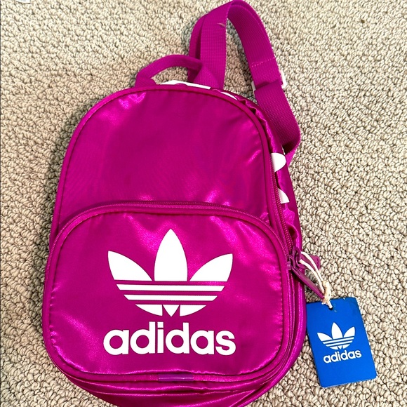Adidas Pink Mini Backpack NWT - Picture 1 of 5